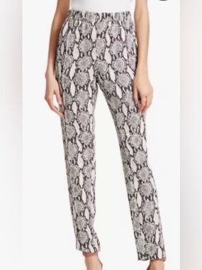 A.L.C. $425 NWT Elijah snakeskin print pants. Size 0